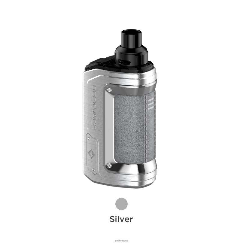 GeekVape H45 (Aegis Hero 2) Pod Mod Kit 1400mAh 4ml Silver R4F8F104 - Geek Vape UK