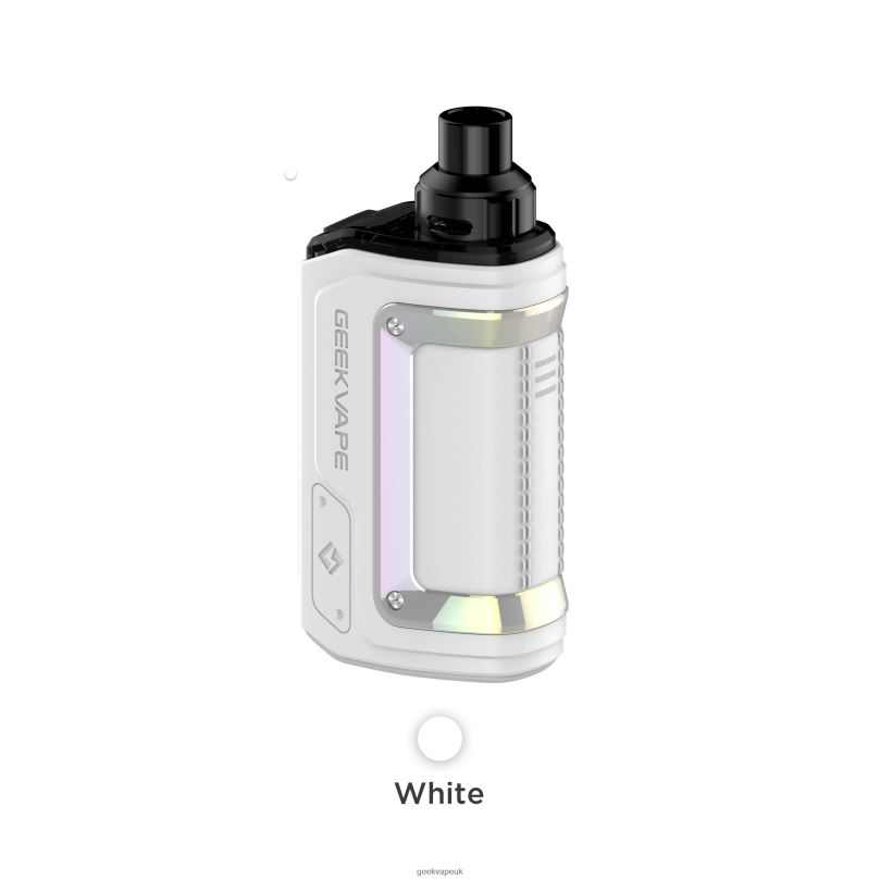 GeekVape H45 (Aegis Hero 2) Pod Mod Kit 1400mAh 4ml White R4F8F100 - Geekvape UK Price