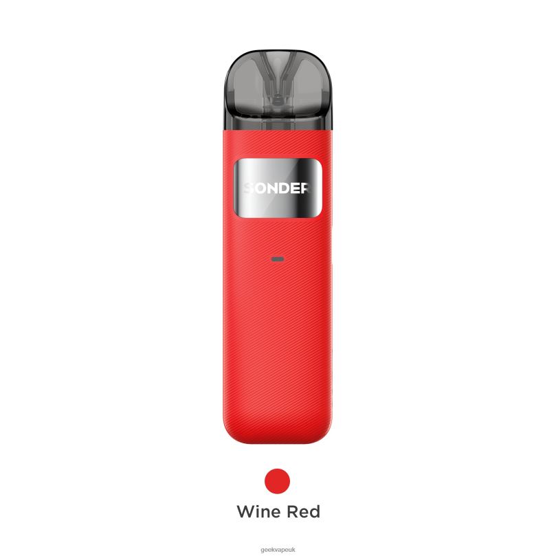 GeekVape Sonder U Pod System Kit 1000mAh Wine Red R4F8F133 - Geekvape Sale UK