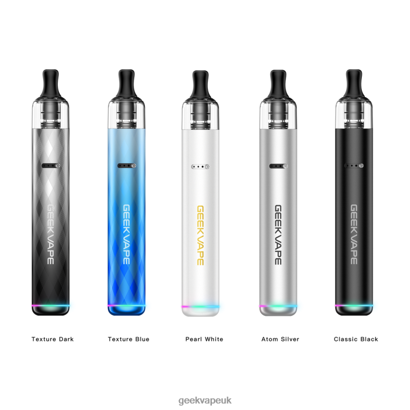 GeekVape Wenax S3 (Stylus 3) Vape Pen Kit 1100mAh Texture Blue R4F8F65 - Geek Vape Online